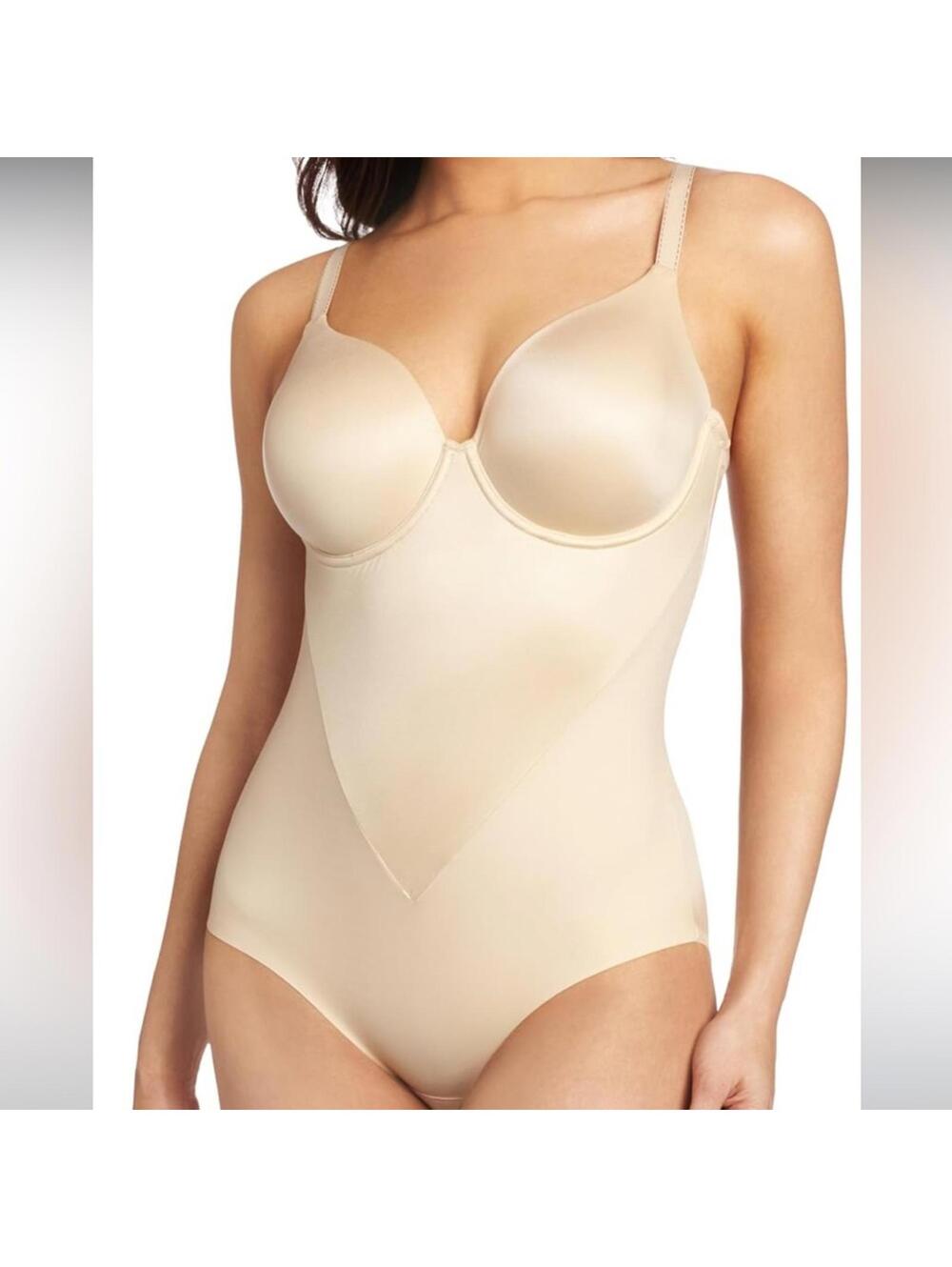 MAIDENFORM shapewear size 38C nude tan neutral body shaper style FL1056 NWT